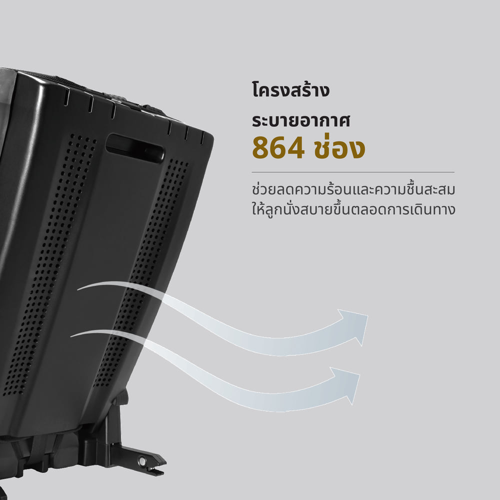 คาร์ซีทเด็กโต 1–10 ปี AILEBEBE รุ่น PAPATTO R2 สีงาช้าง_7